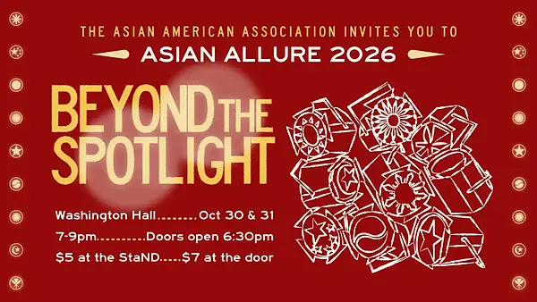 Asian Allure 2026 at Washington Hall, Oct 30-31, 7-9pm.